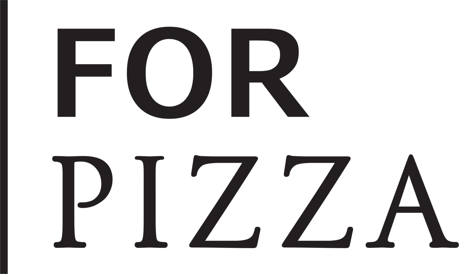 For Pizza